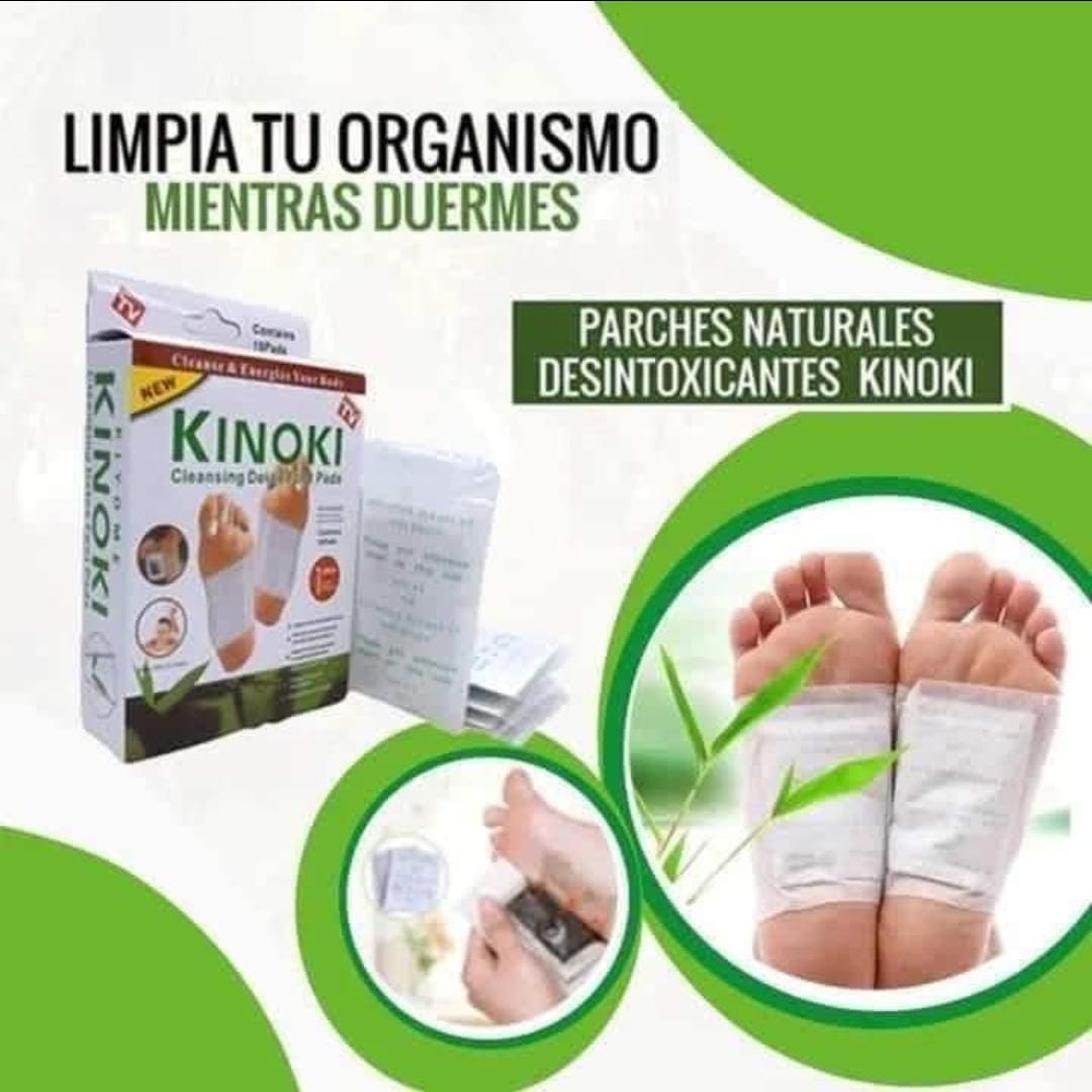 3X1 PARCHES KINOKI DESINTOXICANTES